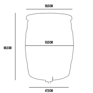 Green Deal Roto Houtlook Grijs 120 liter
