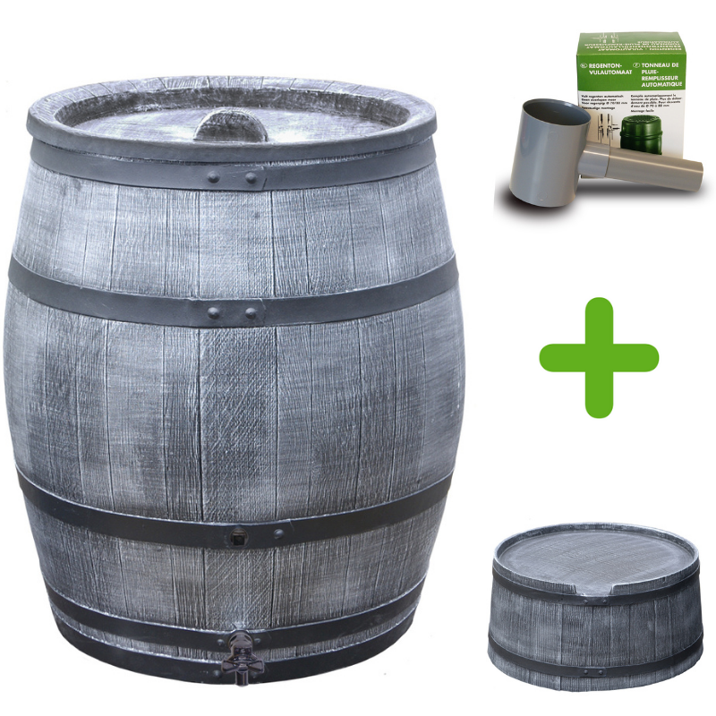 Green Deal Roto Houtlook Grijs 240 liter