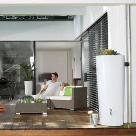 Premium Deal - Regenton 2 in 1 - 350 Liter - Cocos wit