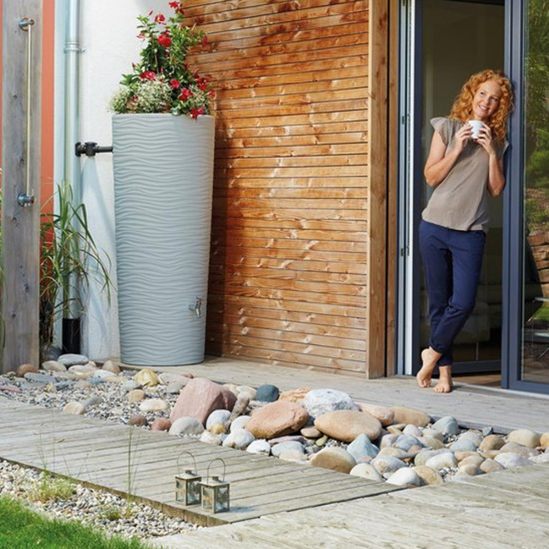 Regenton Nature met Plantenbak 350 liter