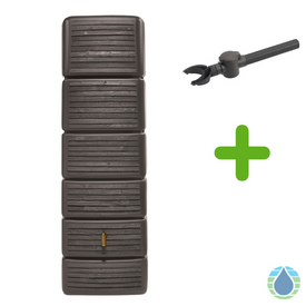 Premium Deal - Slim Decor - 300 Liter - Dark Wood